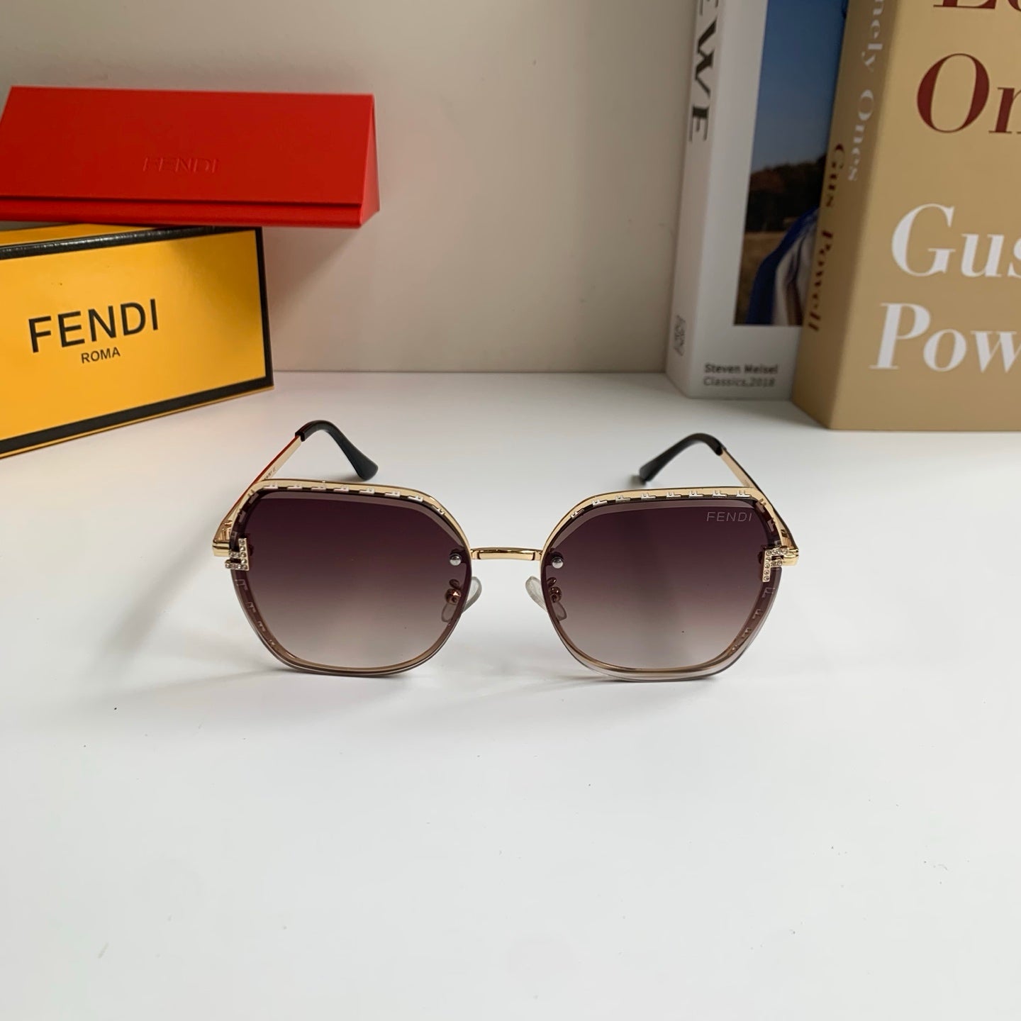 Fendi Fashion Red Lens Sunglasses for Men & Women - 432726 - detail image 3