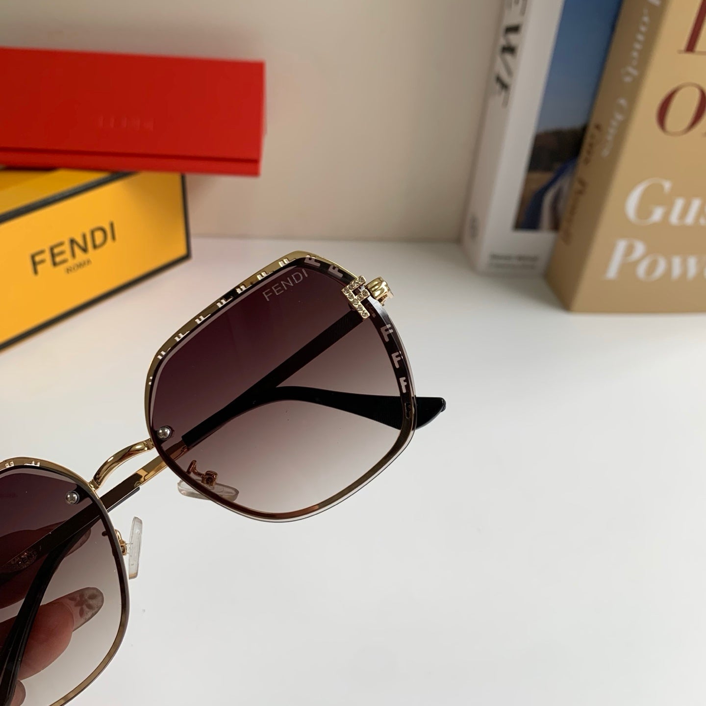 Fendi Fashion Red Lens Sunglasses for Men & Women - 432726 - detail image 7