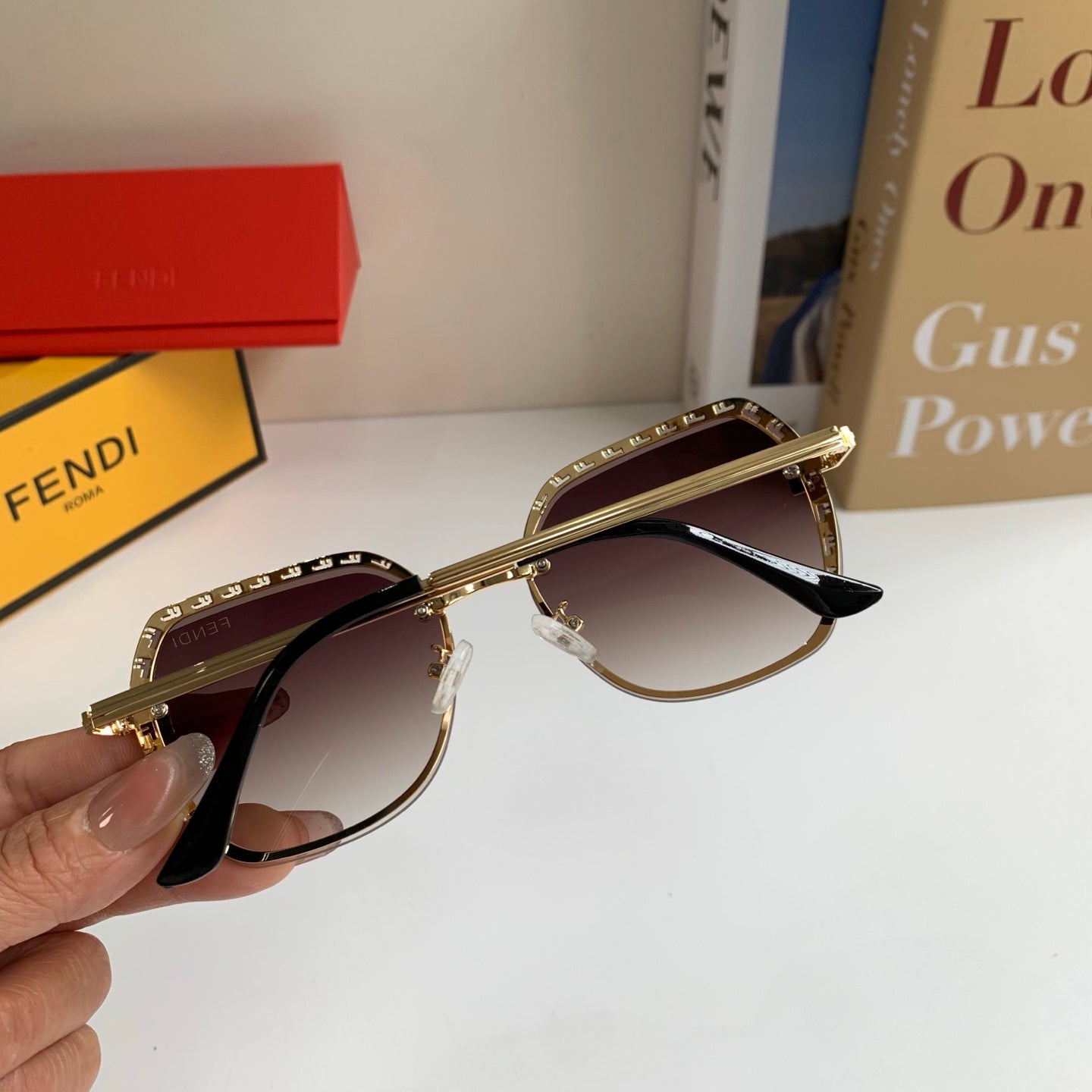 Fendi Fashion Red Lens Sunglasses for Men & Women - 432726 - detail image 8