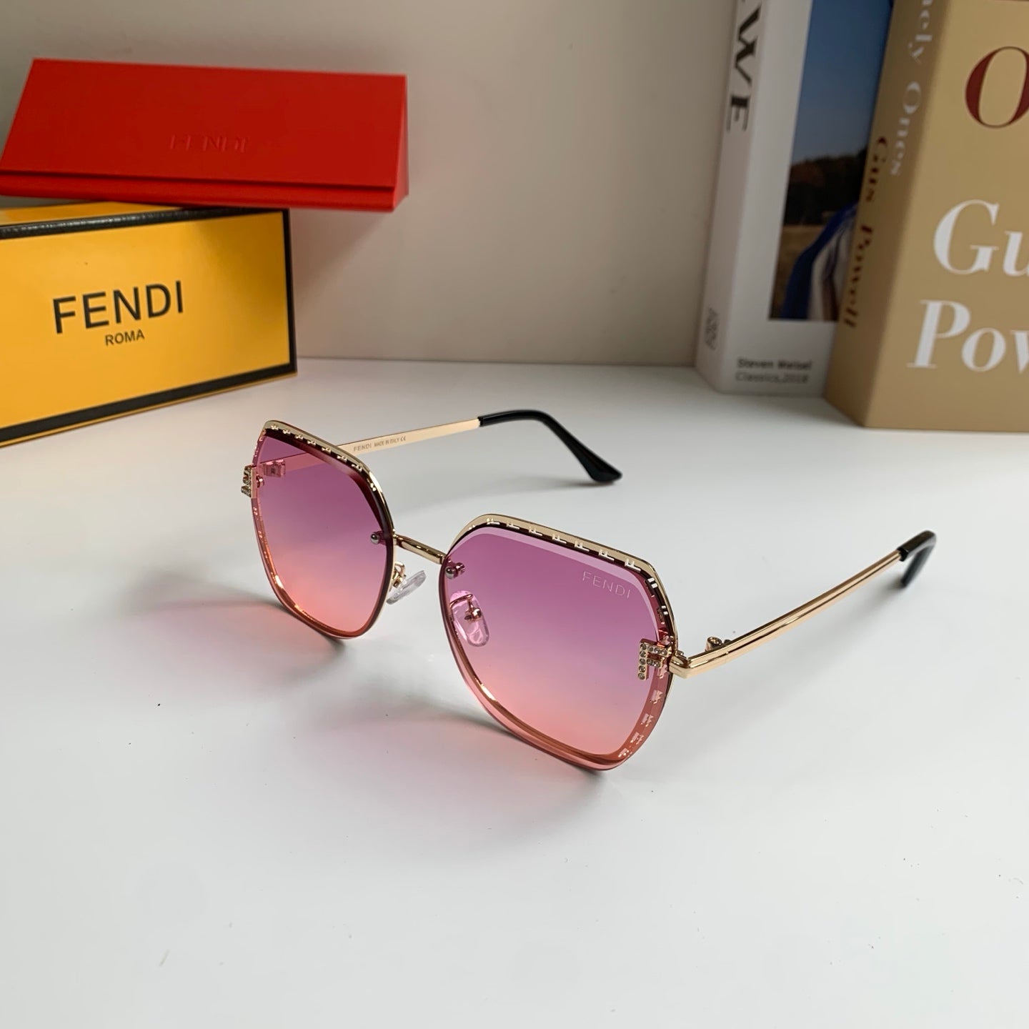 Fendi Fashion Red Lens Sunglasses for Men & Women - 432727 - detail image 2