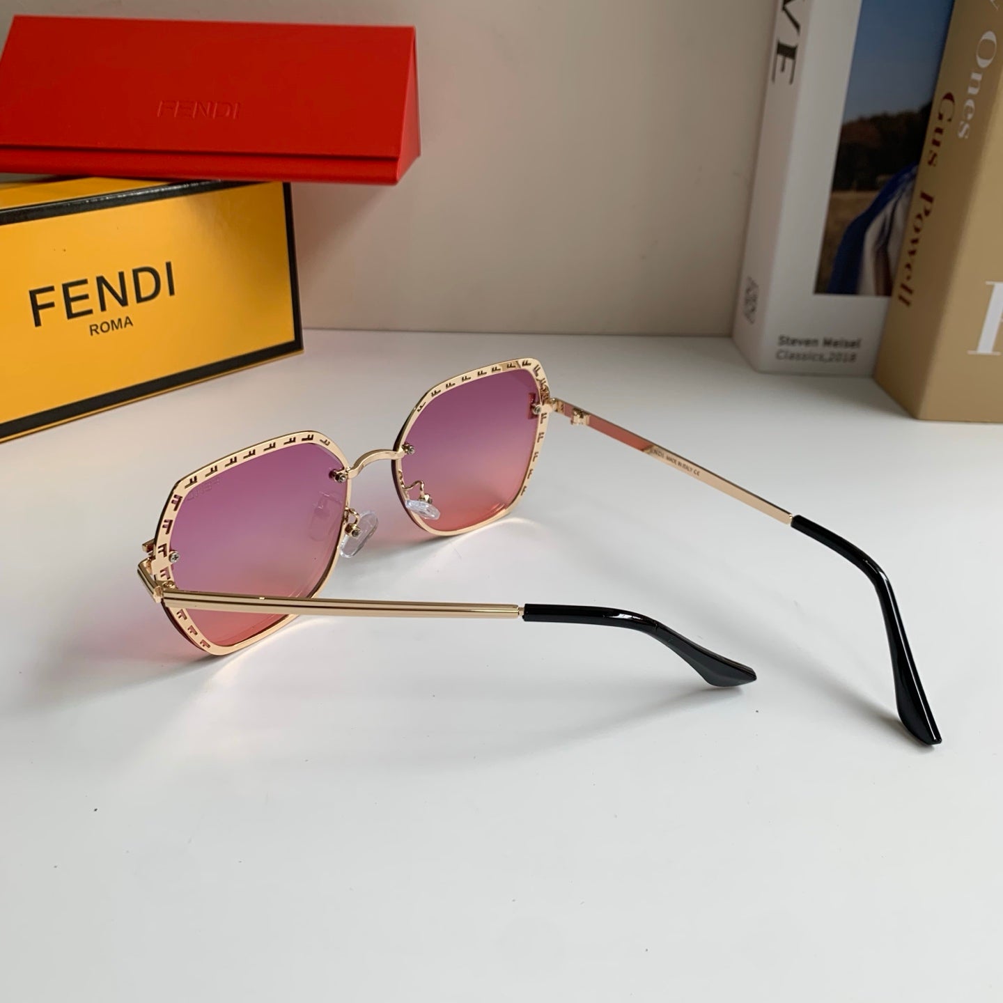 Fendi Fashion Red Lens Sunglasses for Men & Women - 432727 - detail image 7