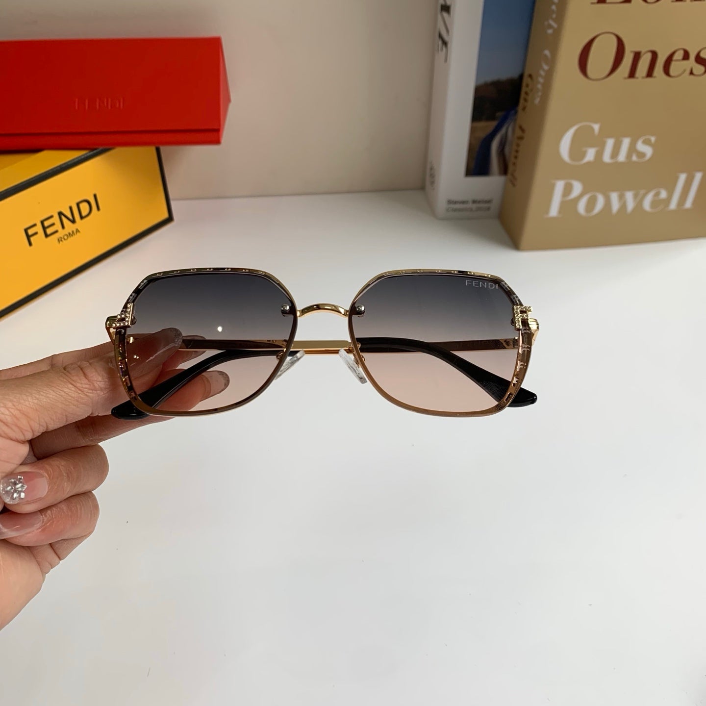 Fendi Fashion Silver Lens Sunglasses for Men & Women - 432728 - detail image 5