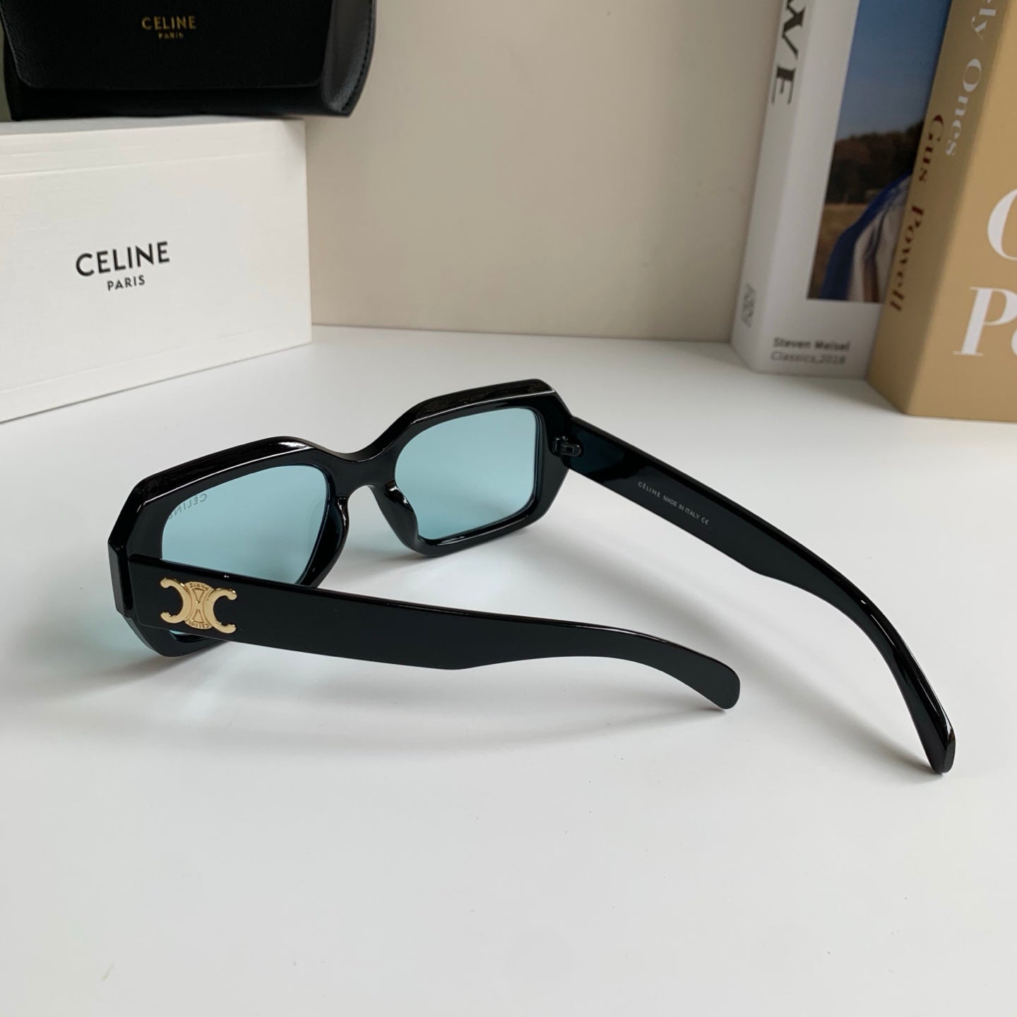 Celine Square Silver Lens Sunglasses for Men & Women - 432012 - detail image 8
