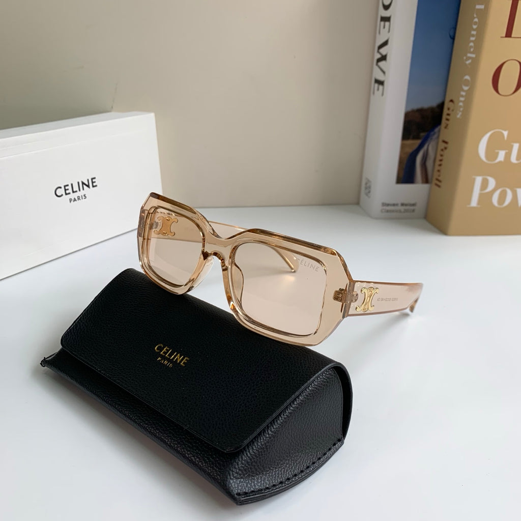 Celine Square Gold Lens Sunglasses for Men & Women - 432013 - detail image 4