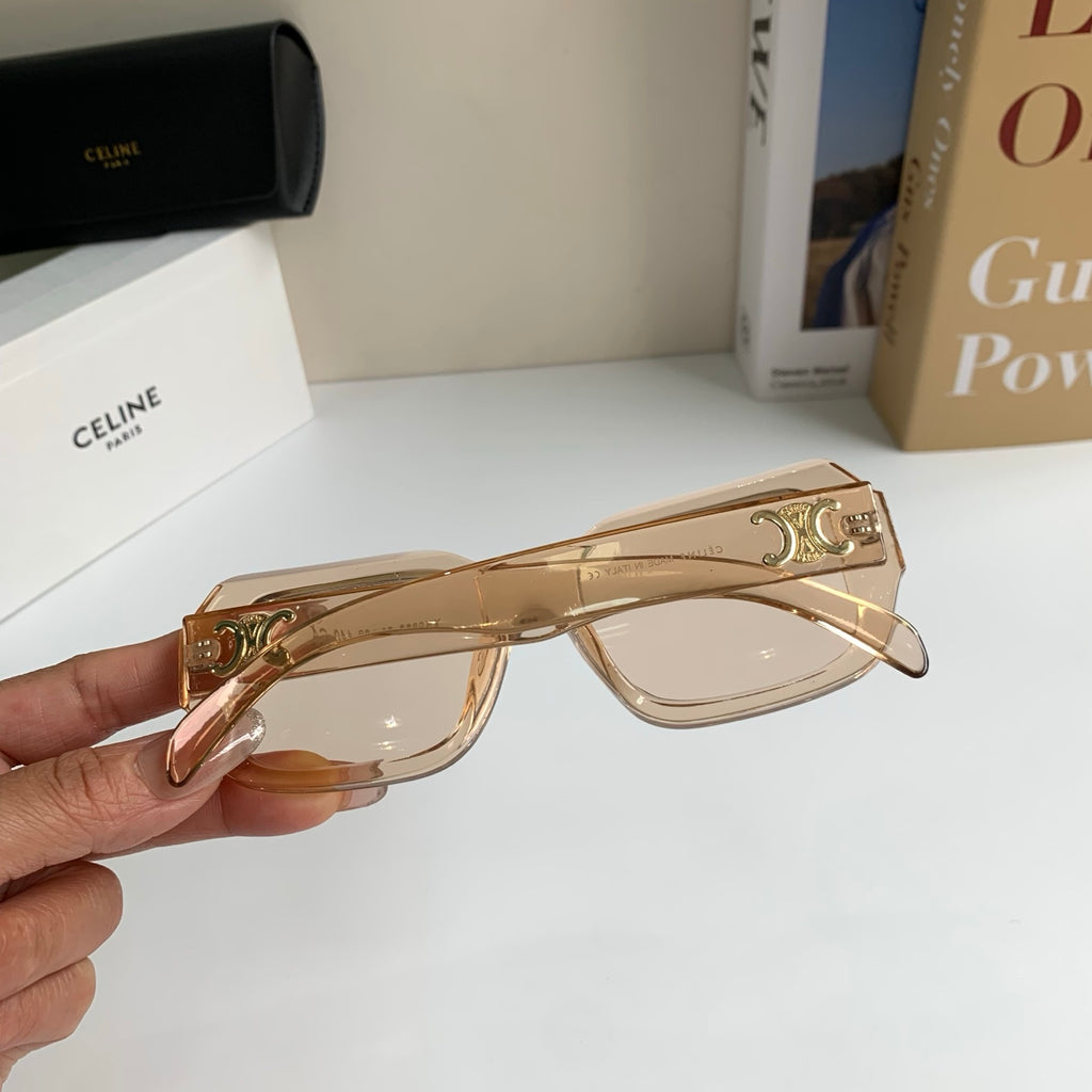 Celine Square Gold Lens Sunglasses for Men & Women - 432013 - detail image 7