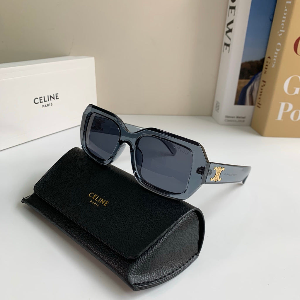 Celine Square Black Lens Sunglasses for Men & Women - 432015 - detail image 4