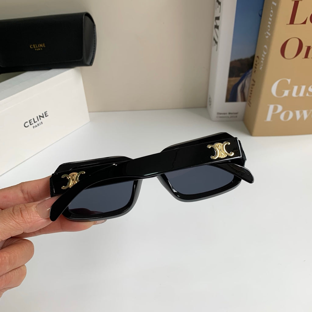 Celine Square Black Lens Sunglasses for Men & Women - 432016 - detail image 8