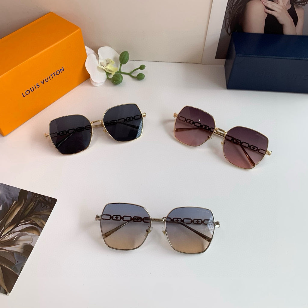 Louis Vuitton Square Silver Lens Sunglasses for Men & Women - 431222 - detail image 3