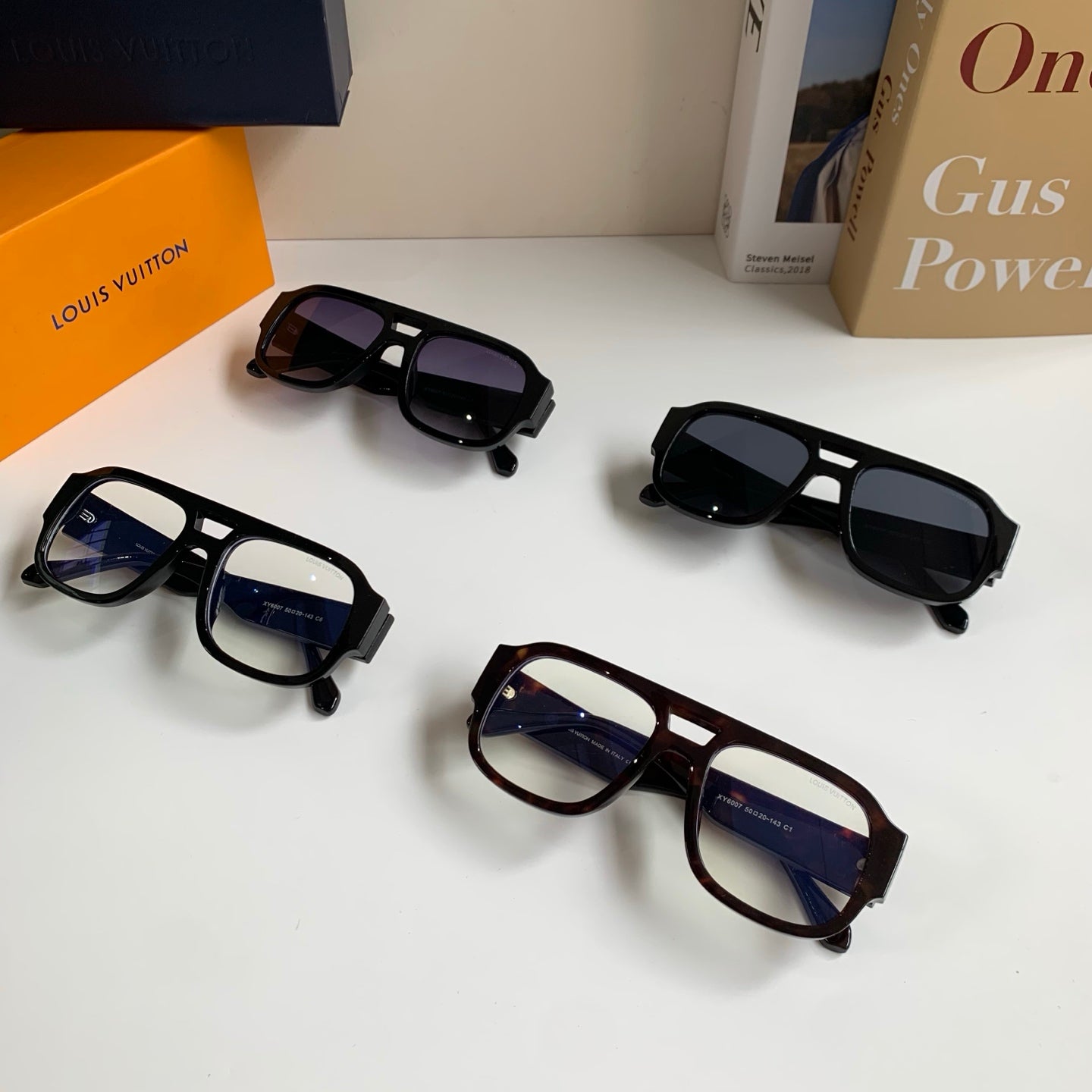 Louis Vuitton Square Silver Lens Sunglasses for Men & Women - 431108 - detail image 9