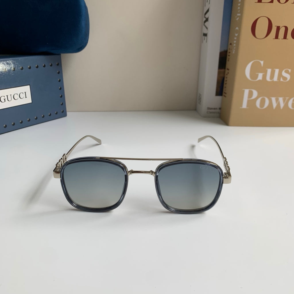 Gucci Metal Square Silver Lens Sunglasses for Men & Women - 431315 - detail image 3