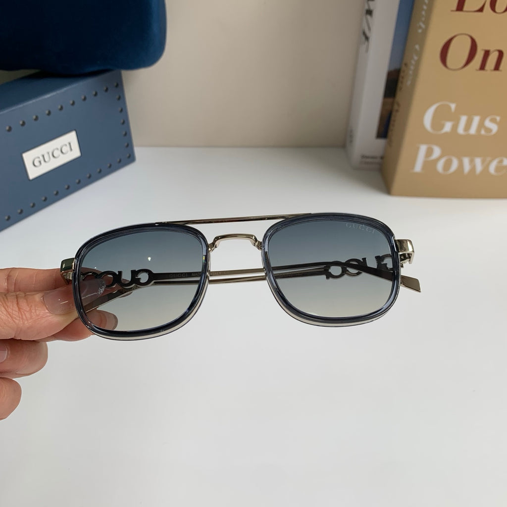 Gucci Metal Square Silver Lens Sunglasses for Men & Women - 431315 - detail image 4