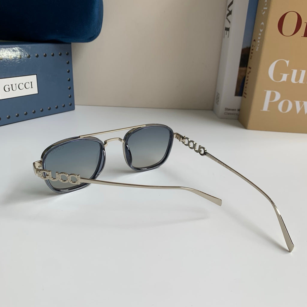 Gucci Metal Square Silver Lens Sunglasses for Men & Women - 431315 - detail image 8