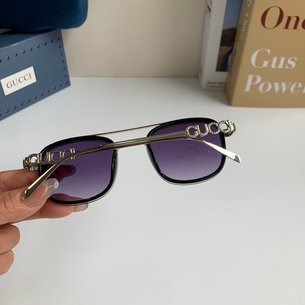 Gucci Metal Square Silver Lens Sunglasses for Men & Women - 431316 - detail image 9