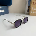 Gucci Metal Square Silver Lens Sunglasses for Men & Women - 431316