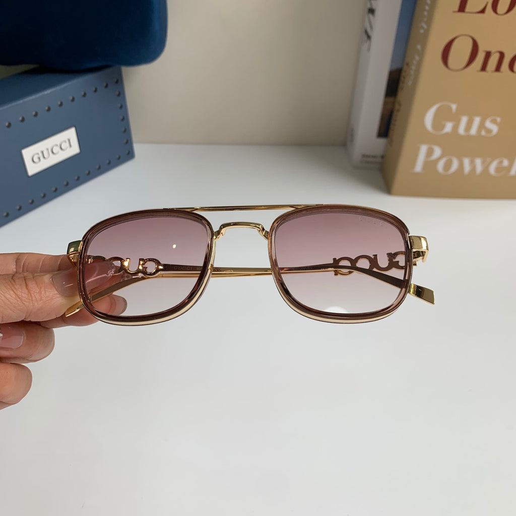 Gucci Metal Square Silver Lens Sunglasses for Men & Women - 431317 - detail image 3