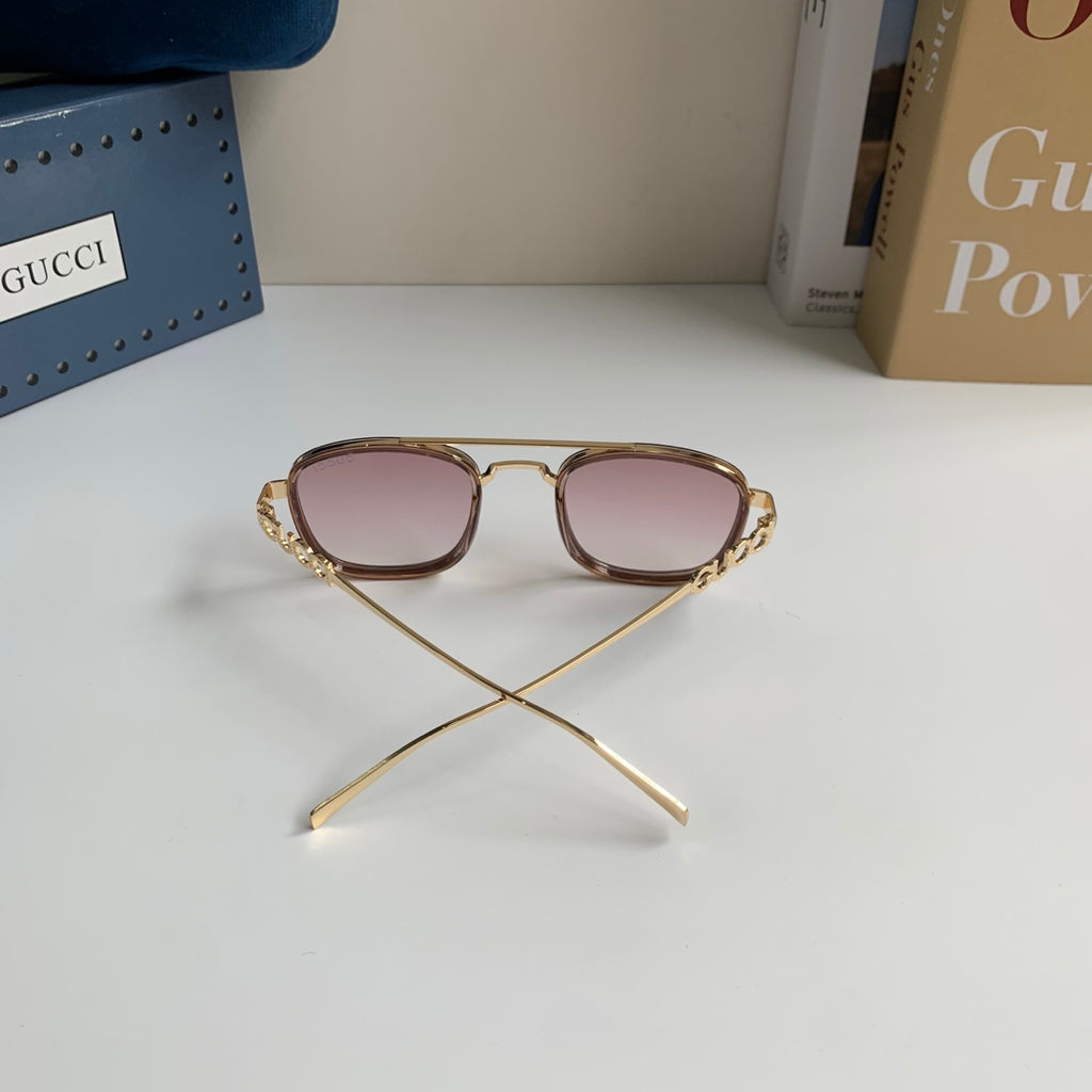 Gucci Metal Square Silver Lens Sunglasses for Men & Women - 431317 - detail image 8