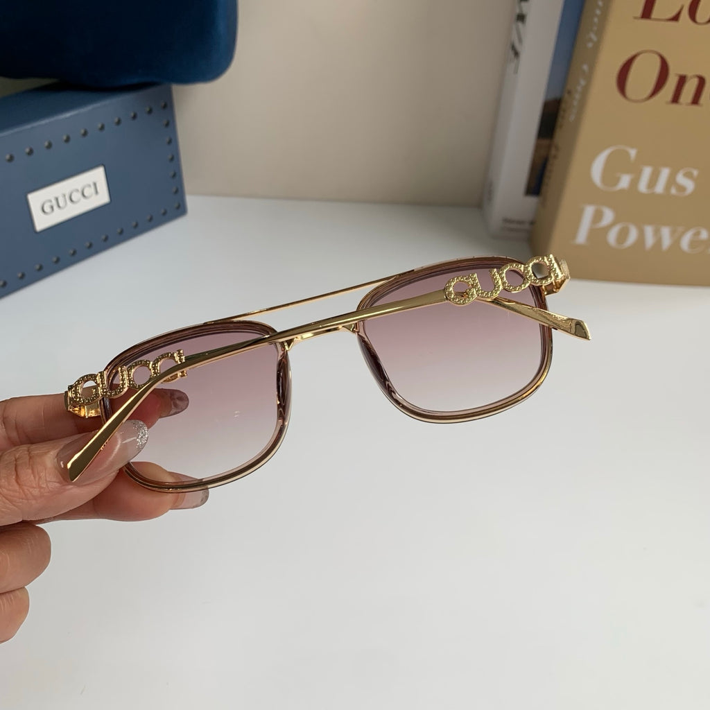 Gucci Metal Square Silver Lens Sunglasses for Men & Women - 431317 - detail image 6