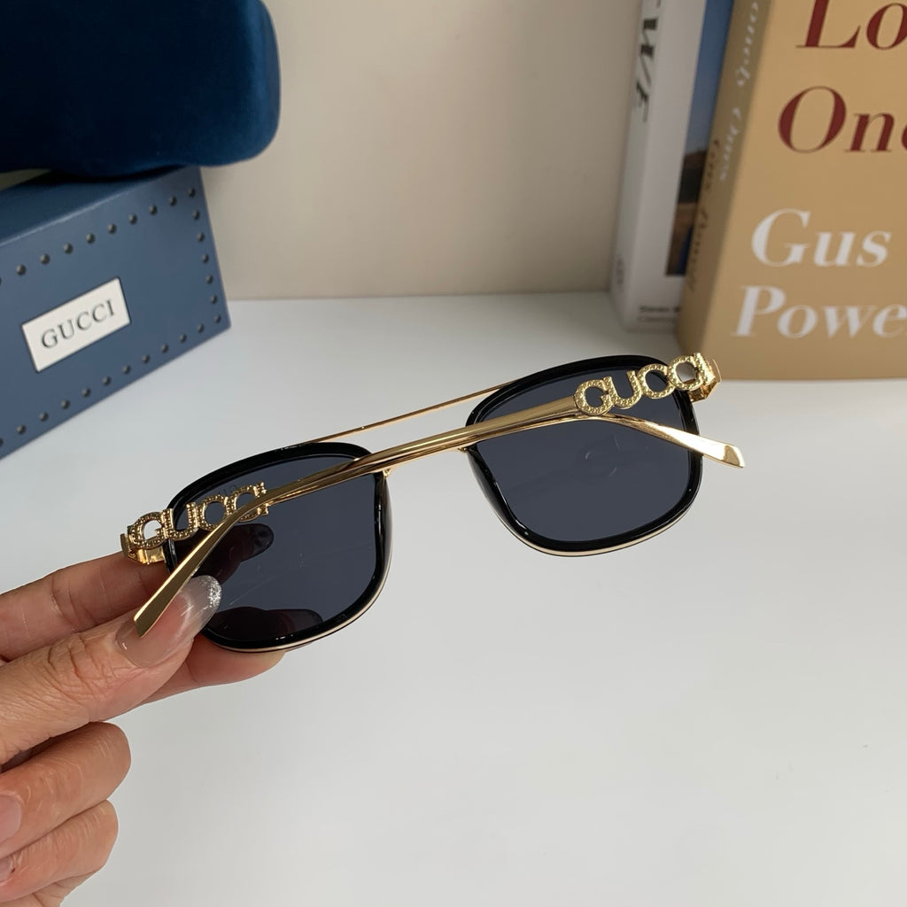 Gucci Metal Square Silver Lens Sunglasses for Men & Women - 431318 - detail image 8