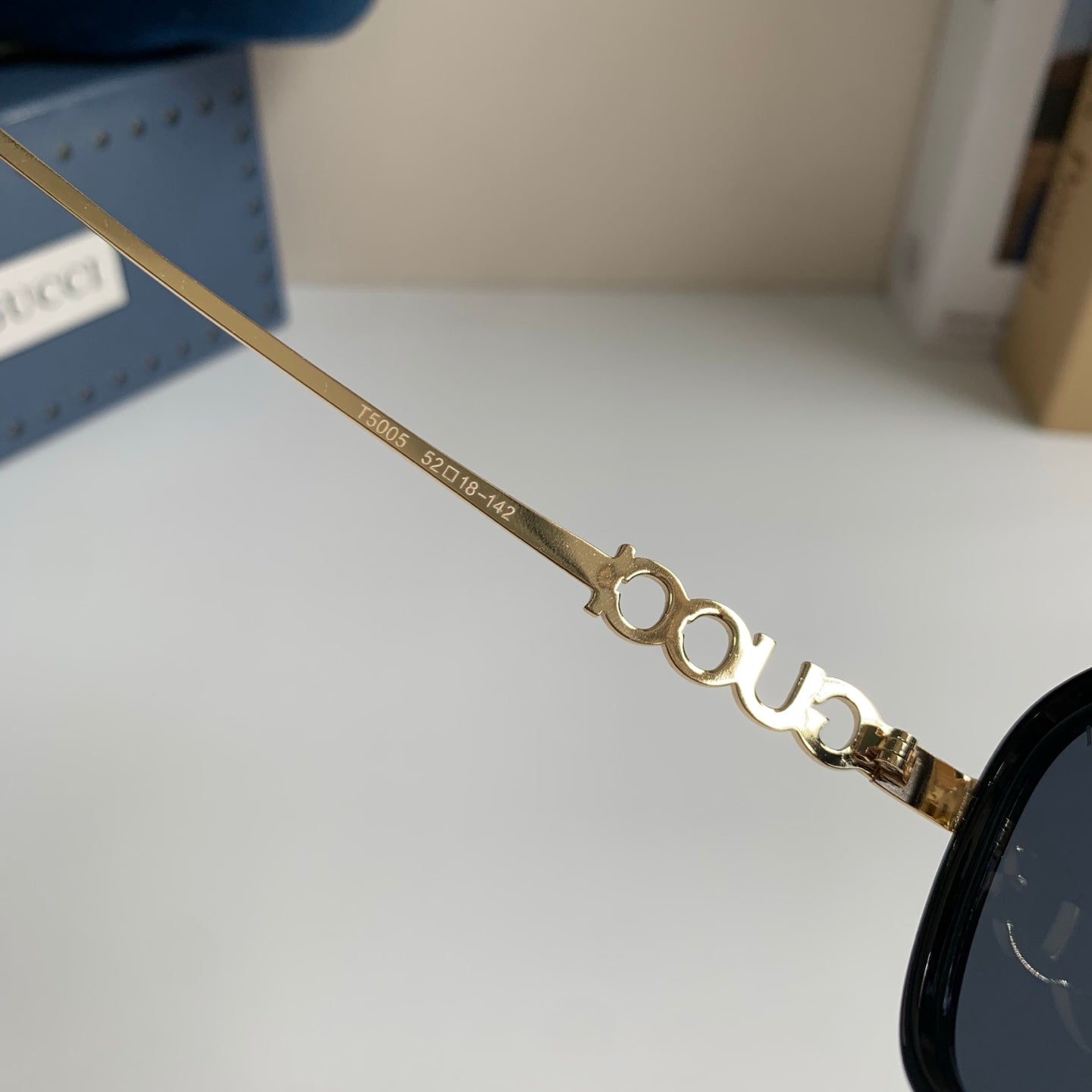 Gucci Metal Square Silver Lens Sunglasses for Men & Women - 431318 - detail image 6