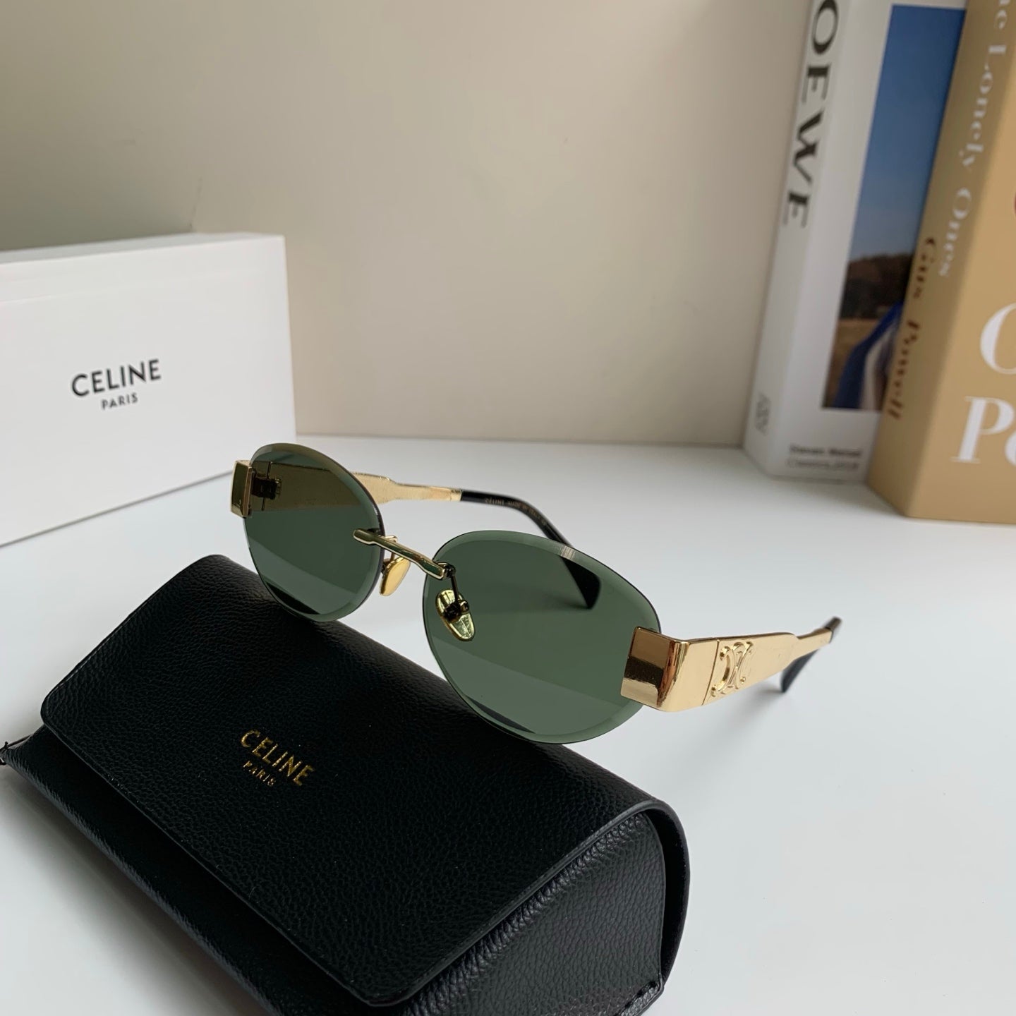 Celine Round Silver Lens Sunglasses for Men & Women - 449242 - detail image 5