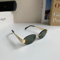 Celine Round Silver Lens Sunglasses for Men & Women - 449242