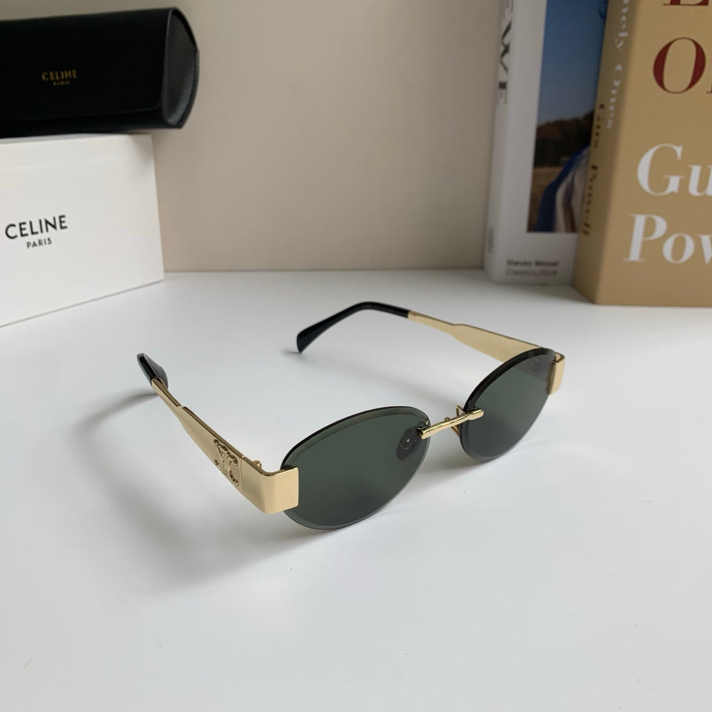 Celine Round Silver Lens Sunglasses for Men & Women - 358280