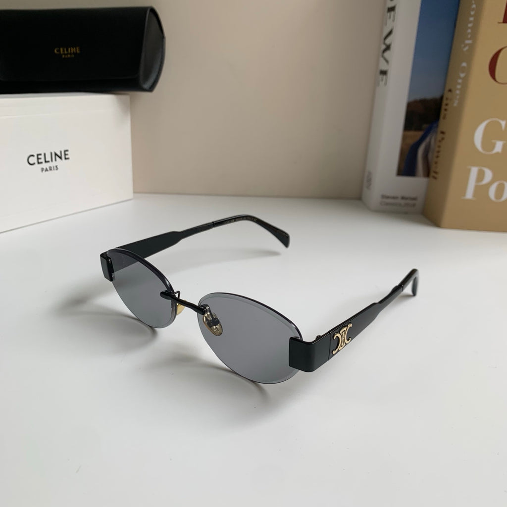Celine Round Silver Lens Sunglasses for Men & Women - 358281 - detail image 2