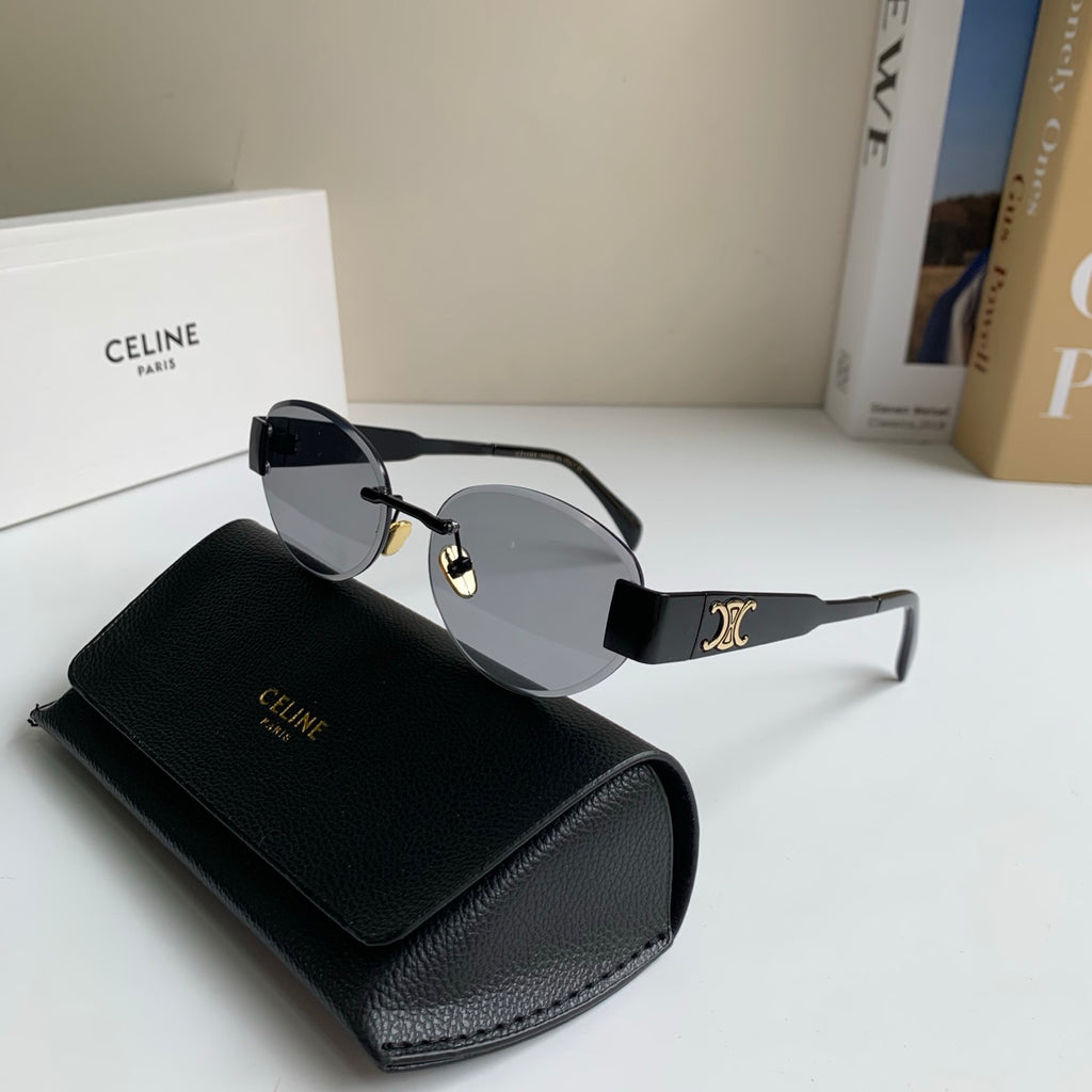 Celine Round Silver Lens Sunglasses for Men & Women - 449243 - detail image 4