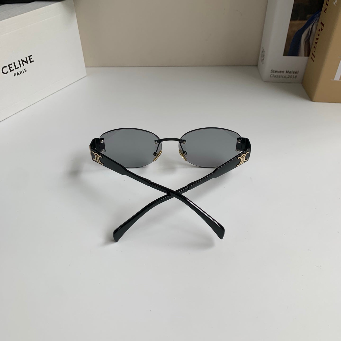 Celine Round Silver Lens Sunglasses for Men & Women - 449243 - detail image 8