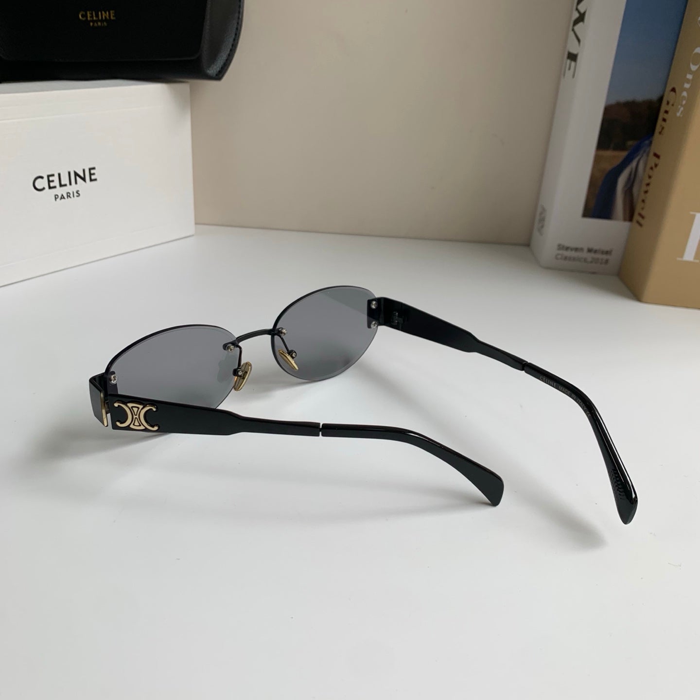 Celine Round Silver Lens Sunglasses for Men & Women - 449243 - detail image 9