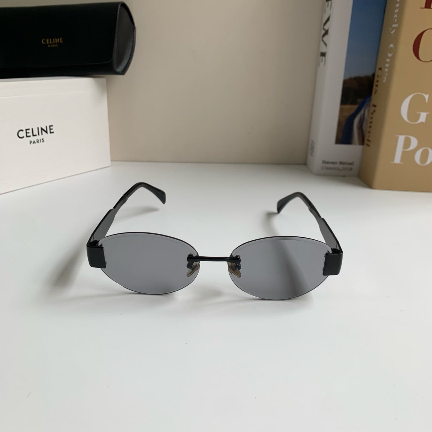 Celine Round Silver Lens Sunglasses for Men & Women - 449243 - detail image 5