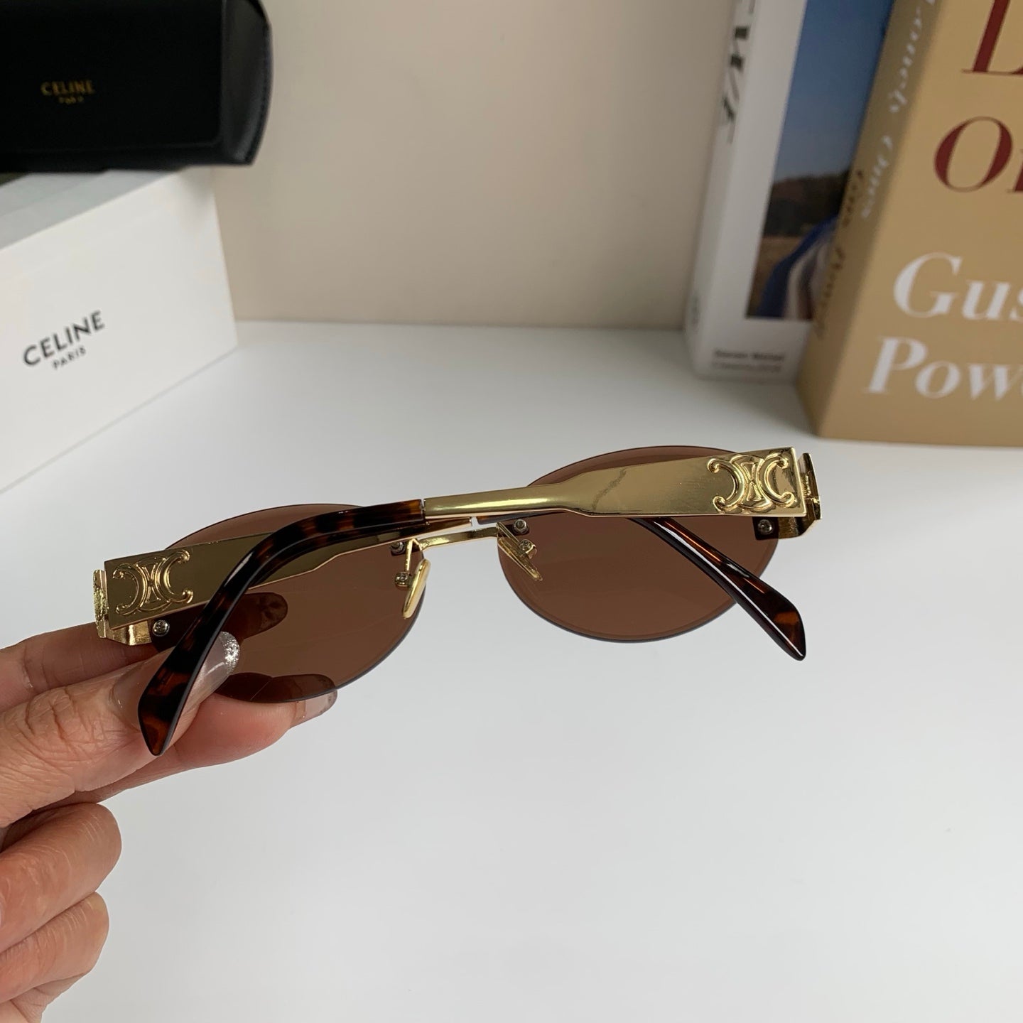 Celine Round Silver Lens Sunglasses for Men & Women - 449244 - detail image 6