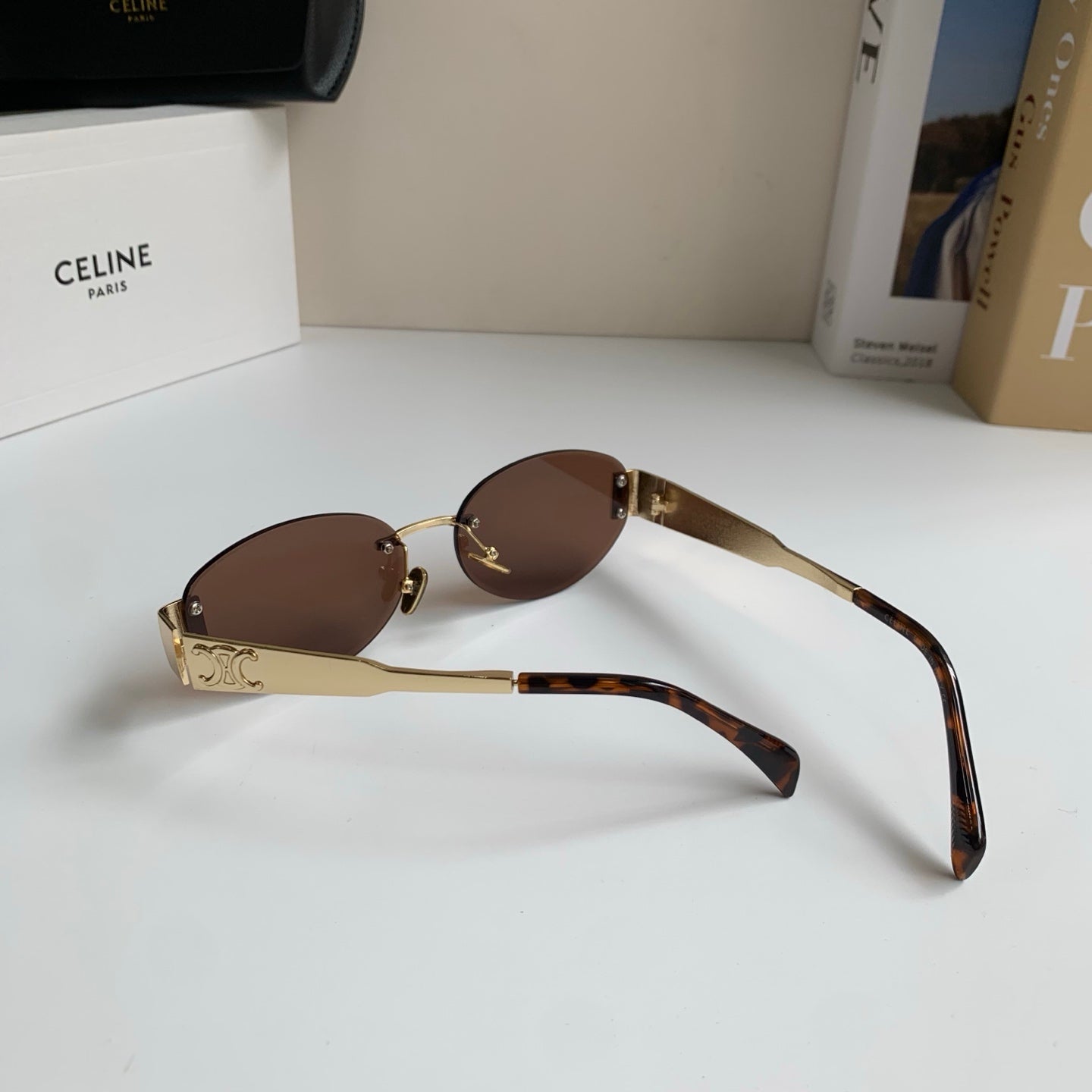 Celine Round Silver Lens Sunglasses for Men & Women - 358282 - detail image 8