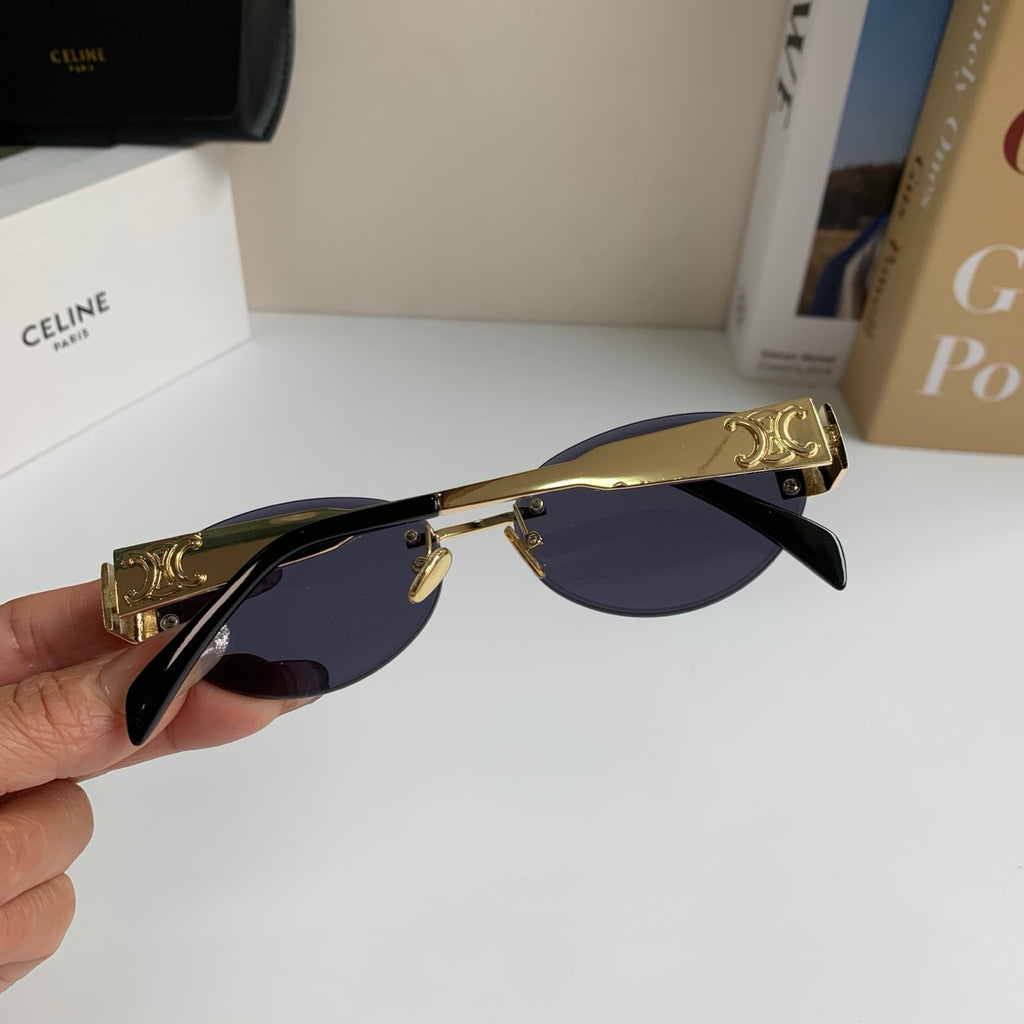 Celine Round Silver Lens Sunglasses for Men & Women - 449245 - detail image 6
