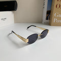 Celine Round Silver Lens Sunglasses for Men & Women - 358283