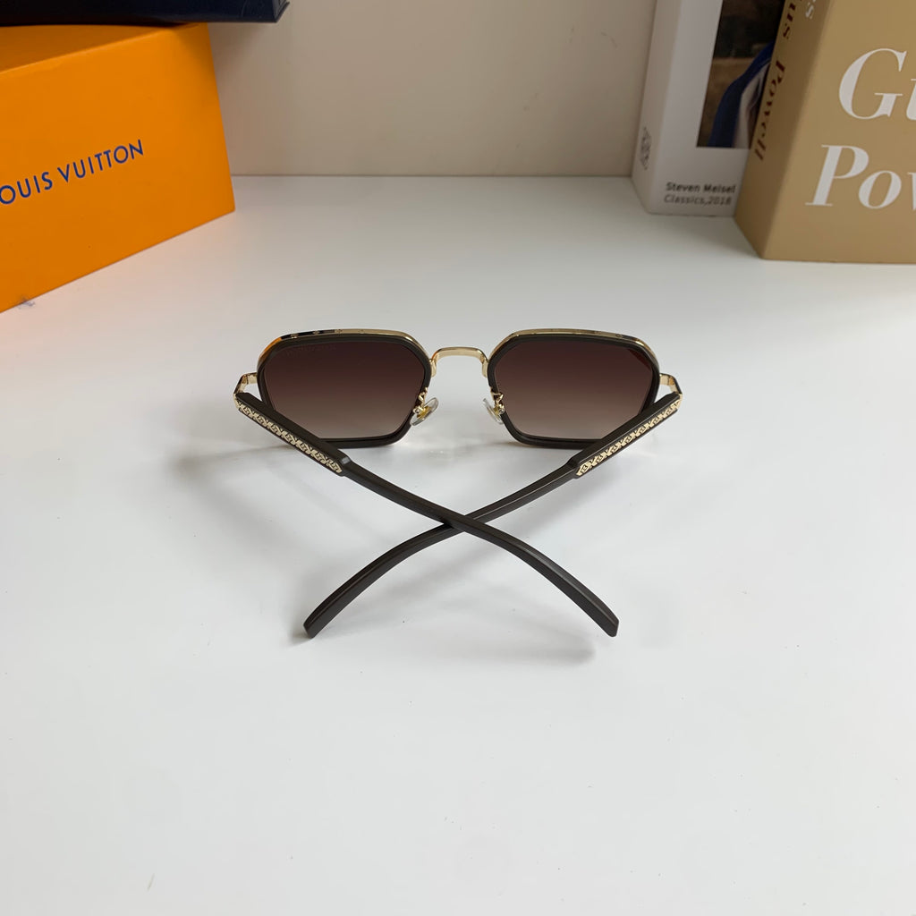 Louis Vuitton Square Brown Lens Sunglasses for Men & Women - 448624 - detail image 6
