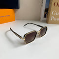 Louis Vuitton Square Brown Lens Sunglasses for Men & Women - 448624