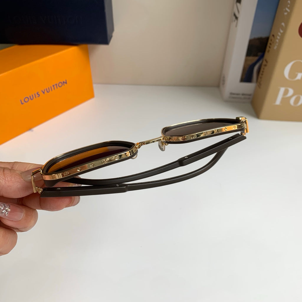 Louis Vuitton Square Brown Lens Sunglasses for Men & Women - 448624 - detail image 9
