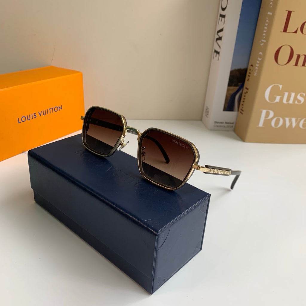 Louis Vuitton Square Brown Lens Sunglasses for Men & Women - 448624 - detail image 5