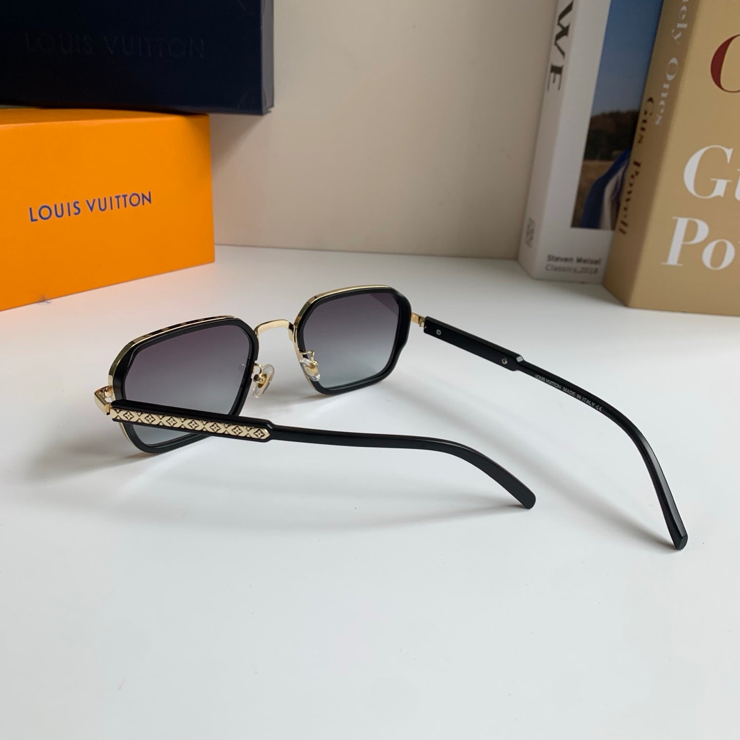 Louis Vuitton Square Silver Lens Sunglasses for Men & Women - 448625 - detail image 7