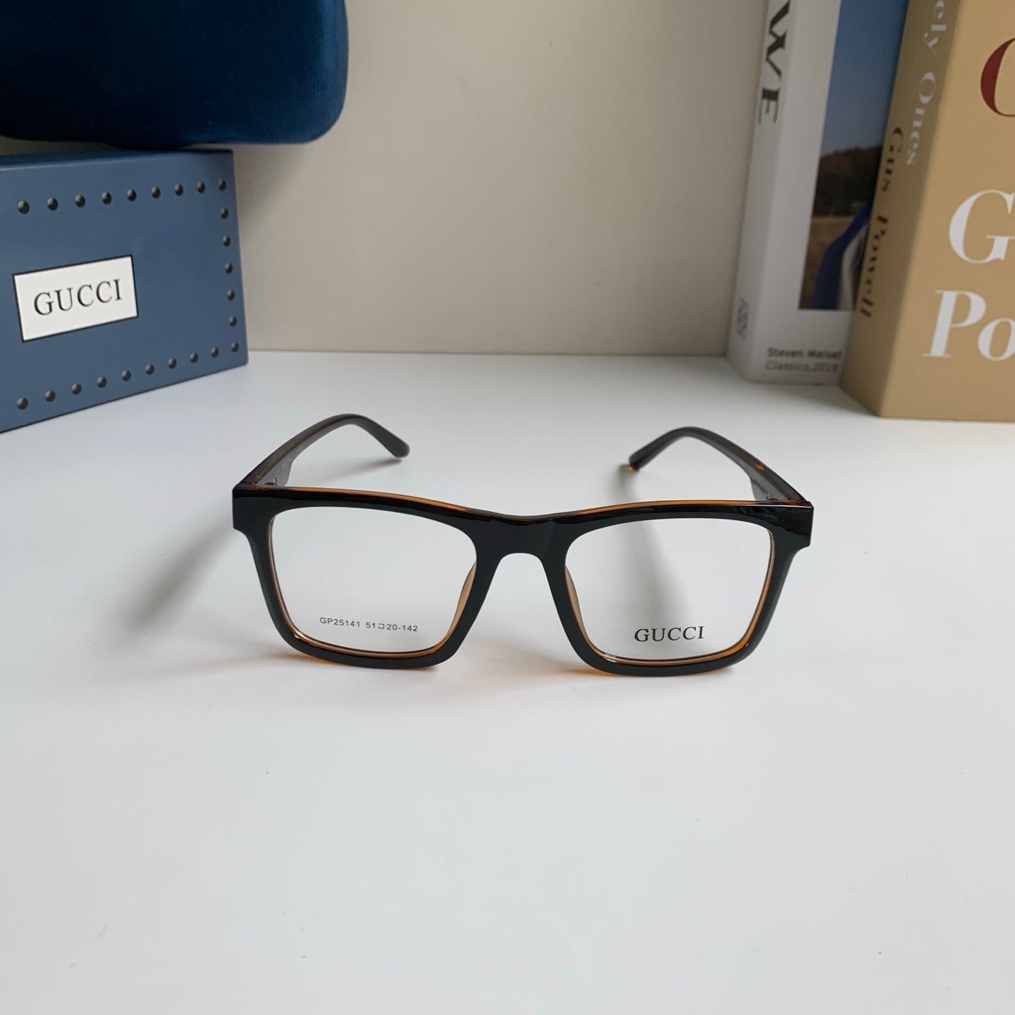 Gucci Blue-Light Square Silver Lens Sunglasses for Men & Women - 448758 - detail image 5