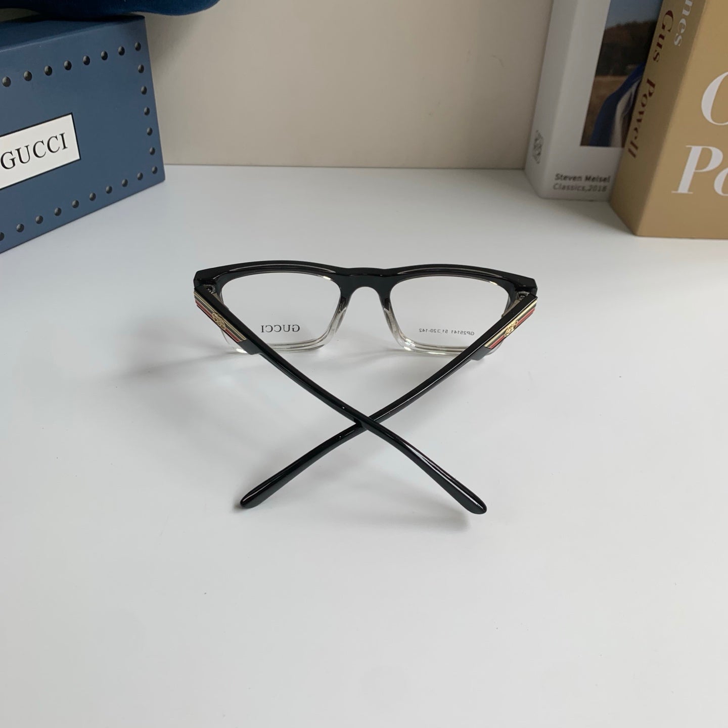 Gucci Blue-Light Square Silver Lens Sunglasses for Men & Women - 448759 - detail image 8
