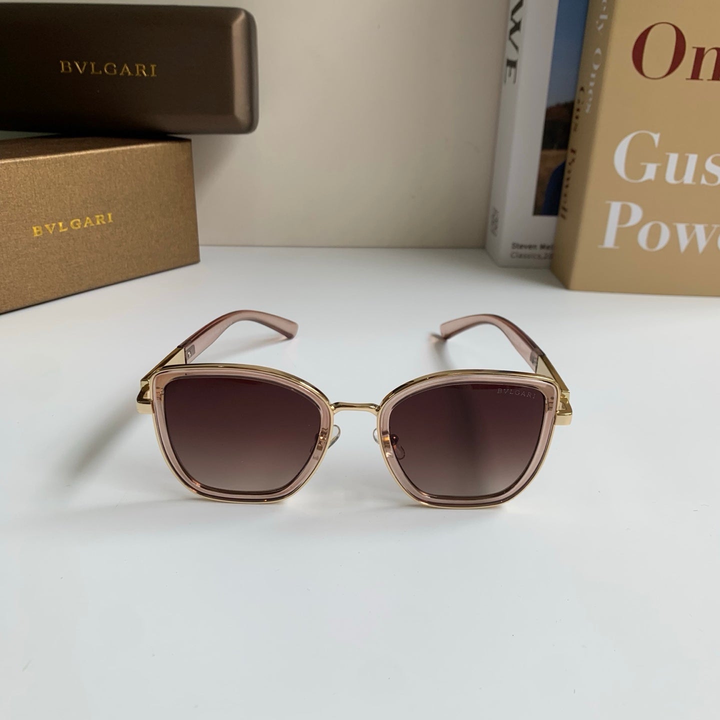 Bottega Veneta Square Red Lens Sunglasses for Men & Women - detail image 5
