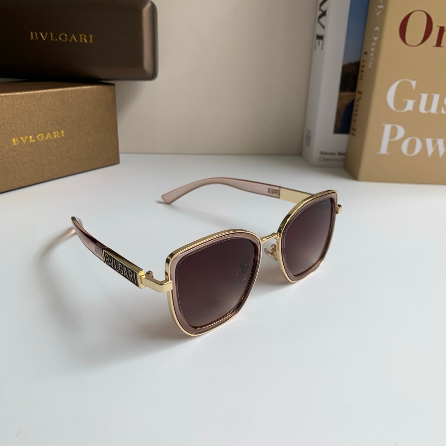 Bottega Veneta Square Red Lens Sunglasses for Men & Women