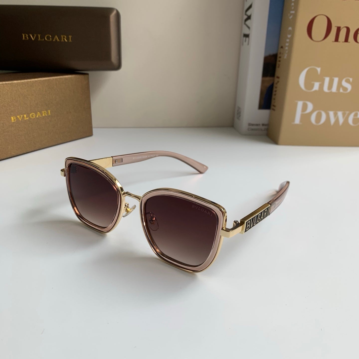Bottega Veneta Square Red Lens Sunglasses for Men & Women - detail image 2