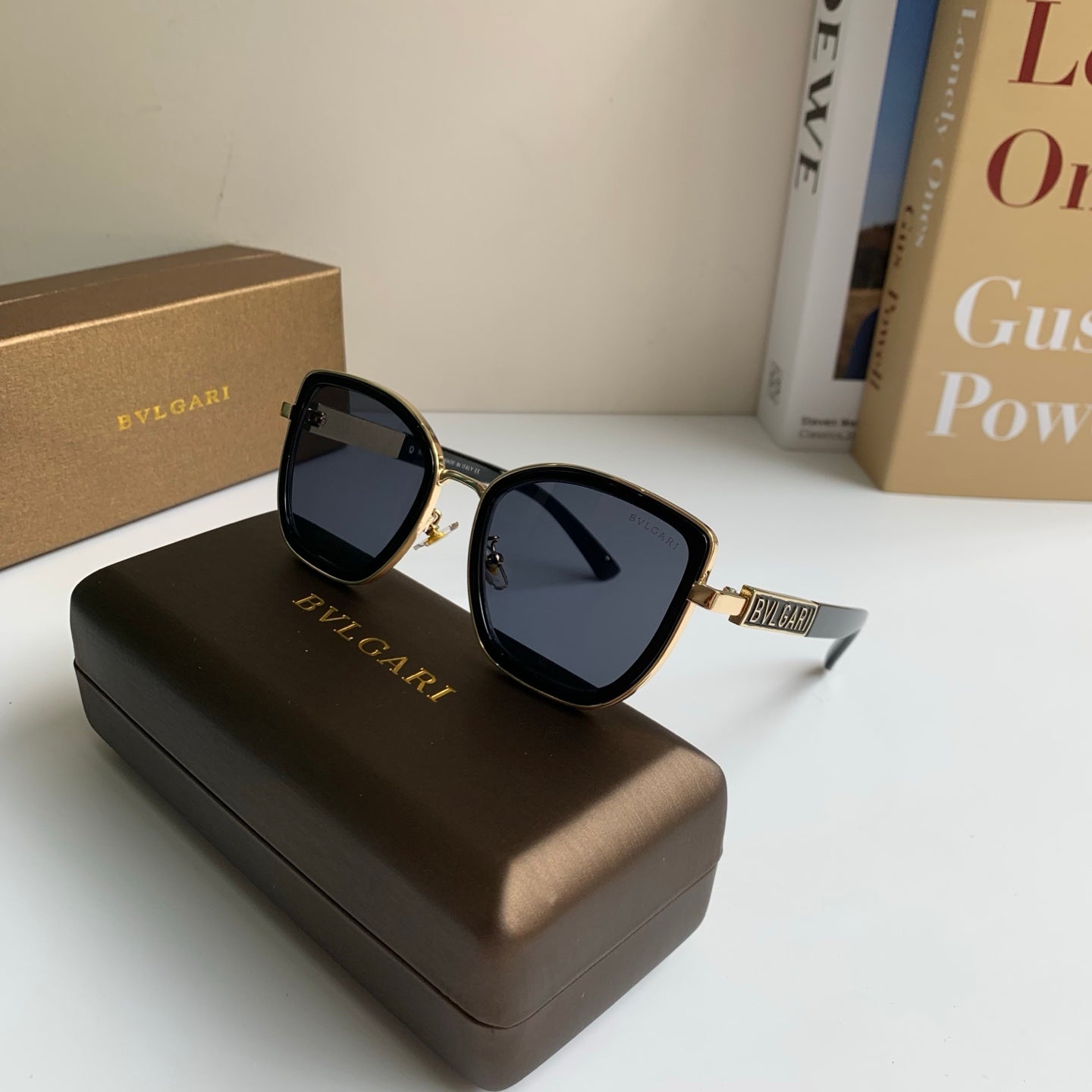 Bottega Veneta Square Black Lens Sunglasses for Men & Women - detail image 4