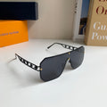 Louis Vuitton Square Black Lens Sunglasses for Men & Women - 464756