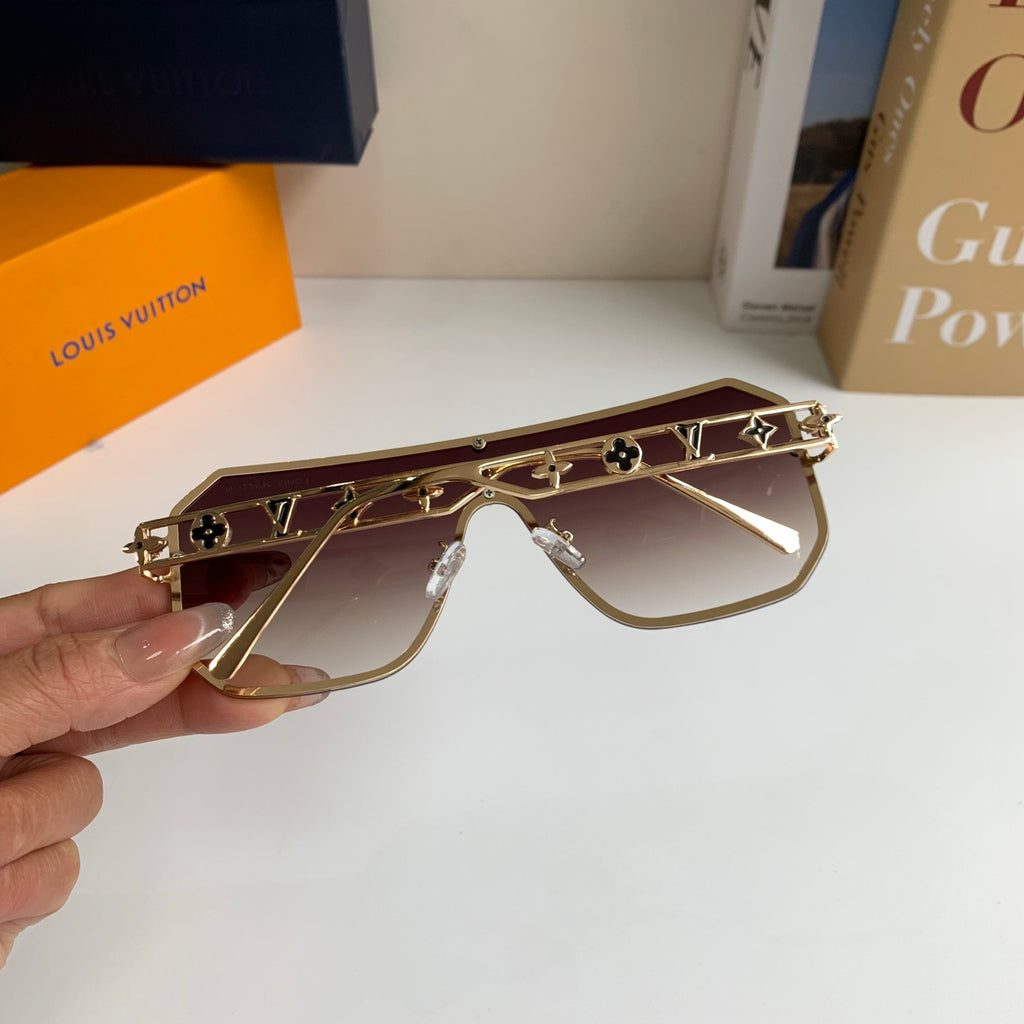Louis Vuitton Square Red Lens Sunglasses for Men & Women - 464757 - detail image 7