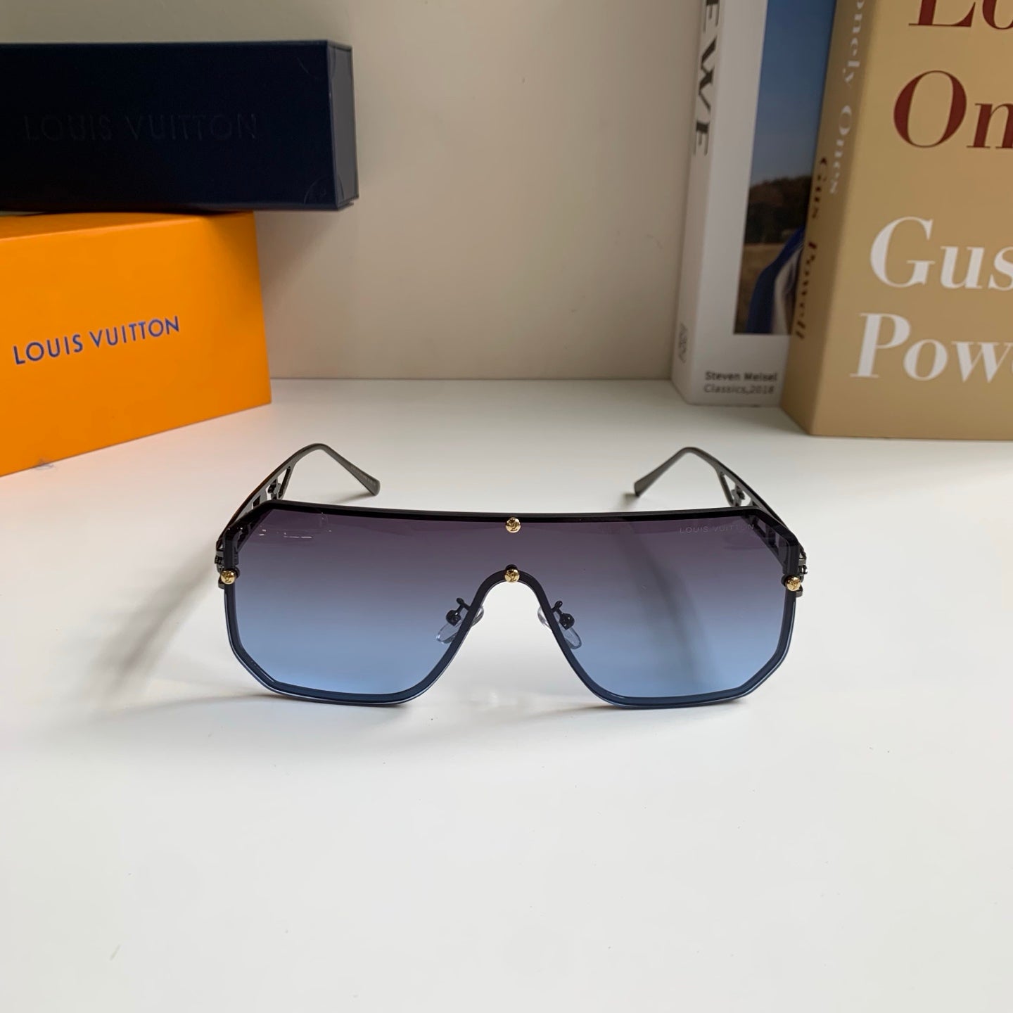 Louis Vuitton Square Silver Lens Sunglasses for Men & Women - 464758 - detail image 5
