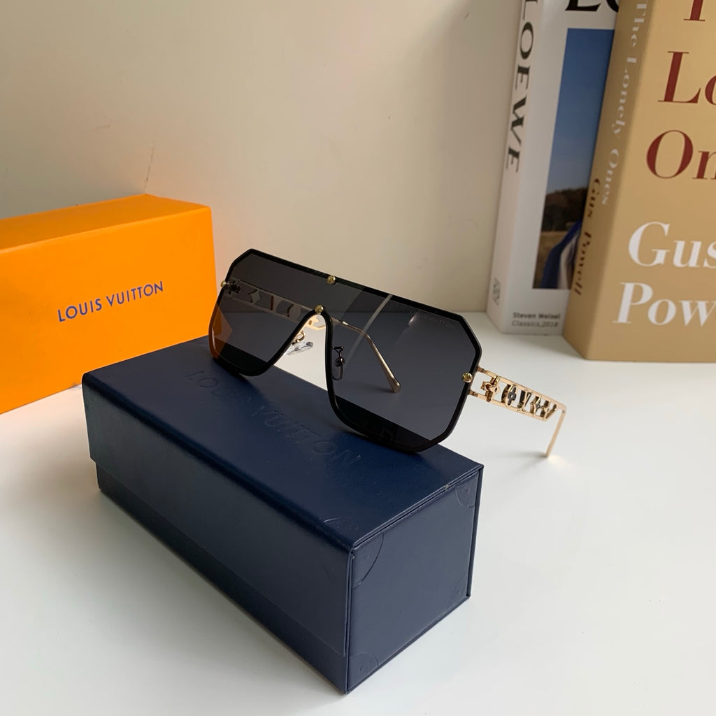 Louis Vuitton Square Black Lens Sunglasses for Men & Women - 464760 - detail image 5